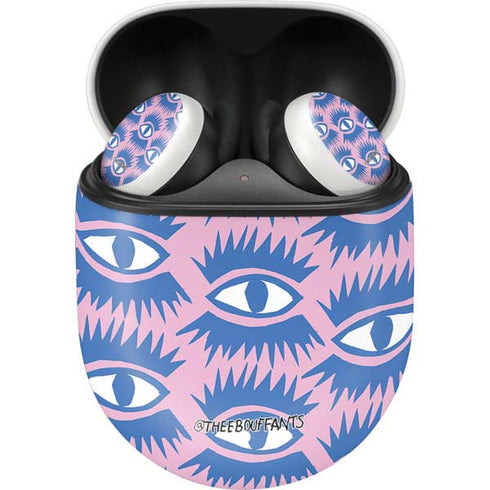 Bouffants and Broken Hearts Bold Eyes 2 Google Pixel Buds Skin